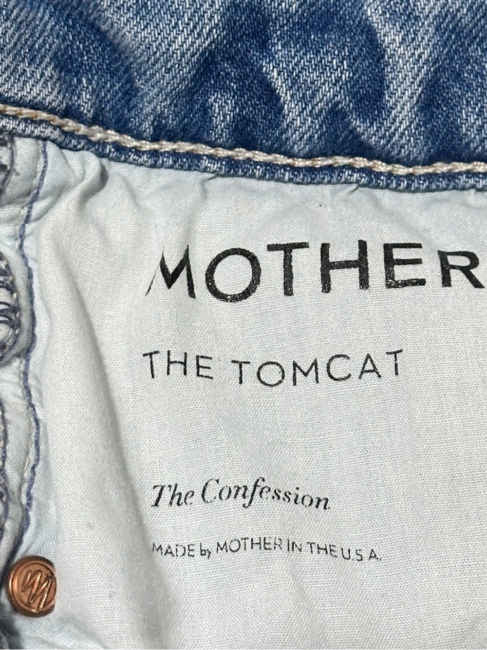 MOTHER Superior The Tomcat Jean in The Confession Wash - Picture 9 of 16